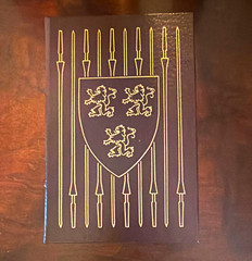 Leather Bound Hardcover Ivanhoe Walter Scott English Historical Fiction Novel.