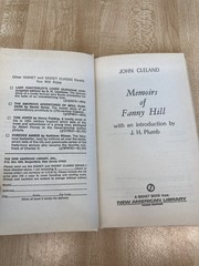 Memoirs of Fanny Hill 1965 HC Eighth Printing 221 Pages John Cleland