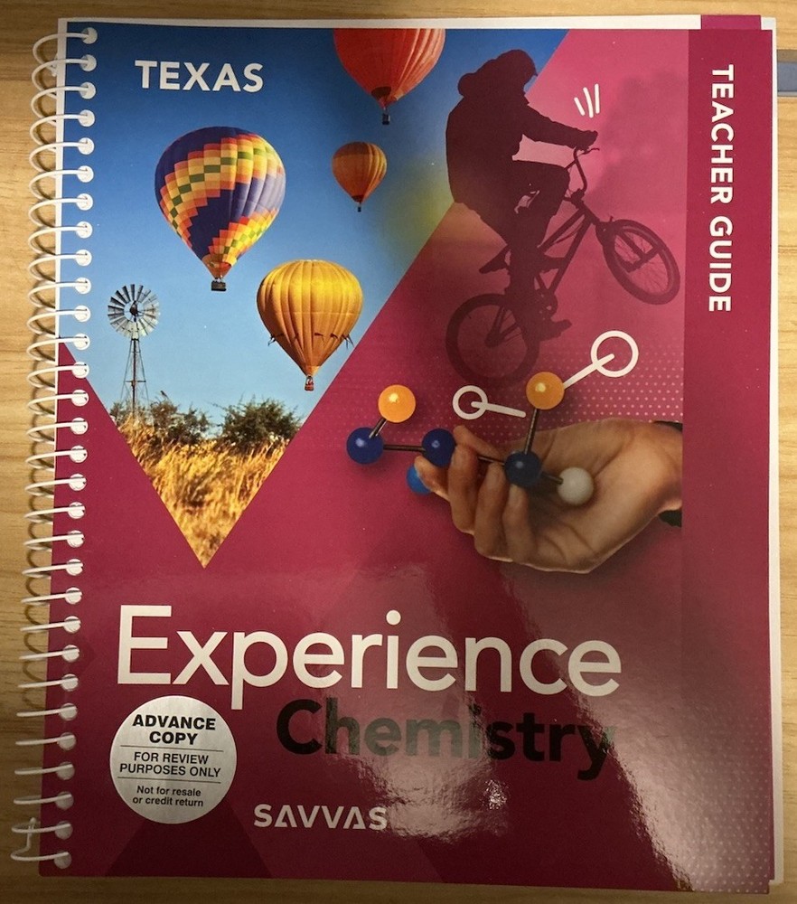 Experience Chemistry – Texas 2025 Savvas Teacher Guide
