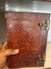 600 pages large tree of life journal | leather journal diary | embossed large…