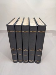 The Atlantic Monthly Various Issues from 1950 to 1959 Hardbound Ex-Library