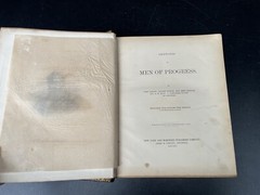 James Parton Sketches of Men Of Progress Vintage Antique 1870 71 Dated 704 Pages