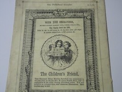 1861 The Publisher’s Circular – advertising books of the time 8 pages