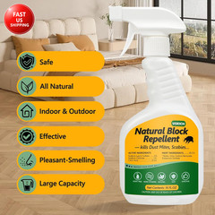 Mite Treatment Spray– 16 Oz – Kills Dust, Scabies, Spider, Carpet, Bird, Mouse &
