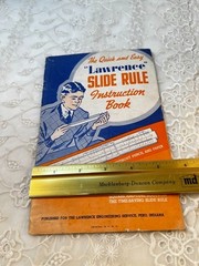 Vintage Lawrence Slide Rule Instruction Booklet