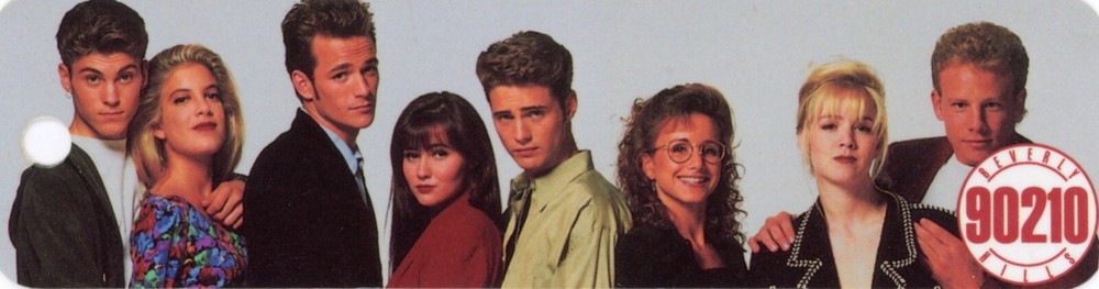 Vintage Beverly Hills, 90210 Torand Bookmark H-1575 (Shannen Doherty) / 1991