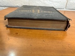 Antique 1891 Holy Bible – Self-Pronouncing Large Family Hardcover – A.J. Holman