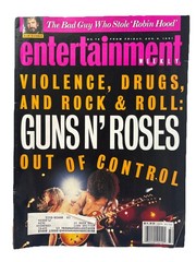 1991 Entertainment Weekly August 9 Violence Drugs And Rock & Roll Guns N Roses