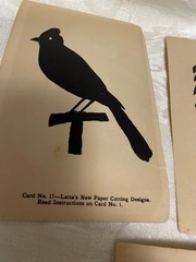 vintage “Latta’s 1930’s Paper Cutting Designs Silhouette Imagery Educational Art