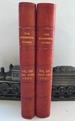 The Astrophysical Journal 1901 Complete Vols 13 & 14 Leather Chicago Press Rare