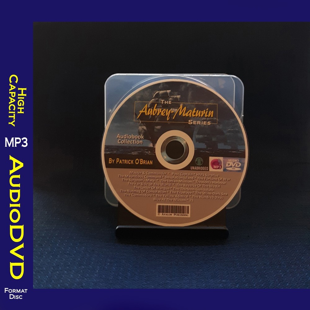 The AUBREY-MATURIN Series By Patrick O’Brian – 21 MP3 Audiobook Collection
