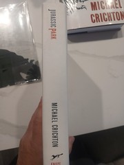 Jurassic Park 1st Printing and Gift Edition, both signed Crichton