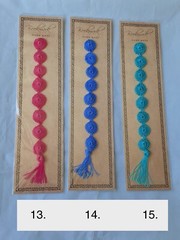 Bookmark Handmade $8.99 each. Crocheted Marcadores De Libro