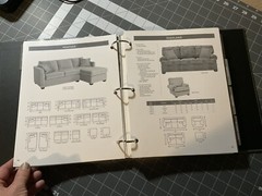 Norwalk Furniture Salesman Binder Catalog, Couch, Chair, Dimensions, 200 Pages