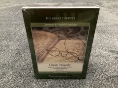 Great Courses: GREEK TRAGEDY Literature (DVD & Guidebook Set) Parts 1 & 2 NEW