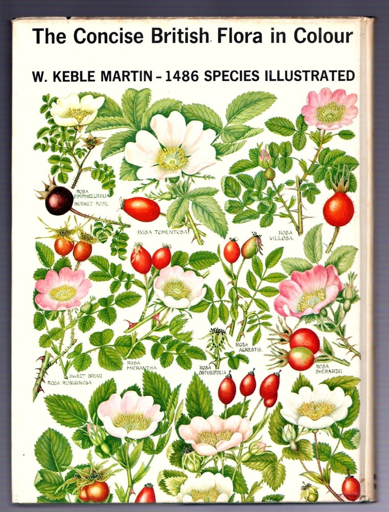 The Concise British Flora in Colour Keble Martin, 1st Edition 1965 HC