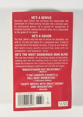 The Carrier by Holden Scott Mass Market Paperback 2001 Medical Thriller Book