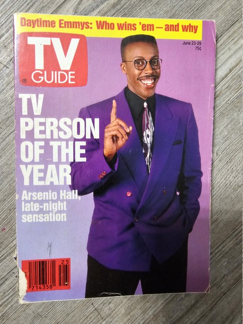 Tv Guide Magazine June 23-29, 1990-Arsenio Hall Person Of Year-M219