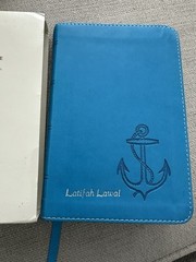 ESV Compact Bible (TruTone, Ocean Anchor) small travel Bible Blue