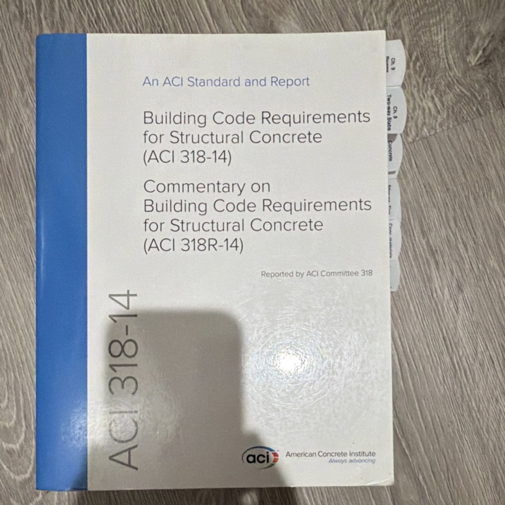 American Concrete Institute Building Code ACI 318-14 ACI Committee 318 Book