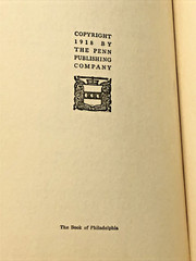 1918 – The Book of Philadelphia – by Robert Shackleton – Ills. Boyer & Pullinger