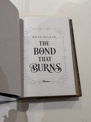 The Bond That Burns by Briar Boleyn Target Exclusive Edition Bonus Content New