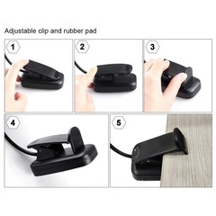 Mini Portable LED Book Light Flexible Adjustable Reading Lamp Non rechargeable