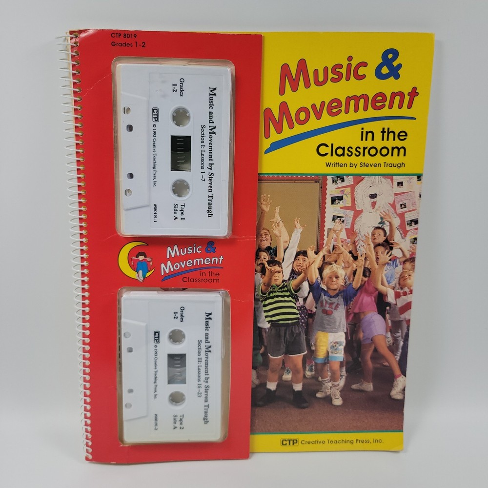 Music & Movement in the Classroom Book + Cassette Set Grades 1-2 Steven Traugh