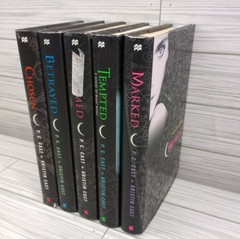 A House Of Night Novel P. C. Cast, Kristin Cast Book Lot Marked Tempted Untamed