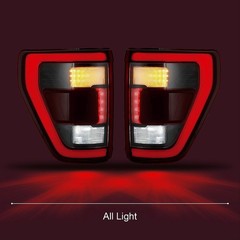 LED Black Tail Lights Assembly W/Blind Spot (Module NOT Included)Compatible with