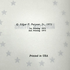 Nineteen Stars Edgar F Puryear Jr Signed Hardcover 1973 Military Leadership WWII