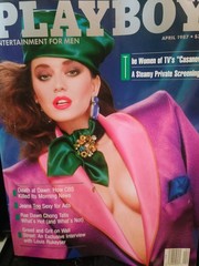 PLAYBOY MAGAZINE April 1987 w ANNA CLARK / Casanova Cast / RAE DAWN CHONG