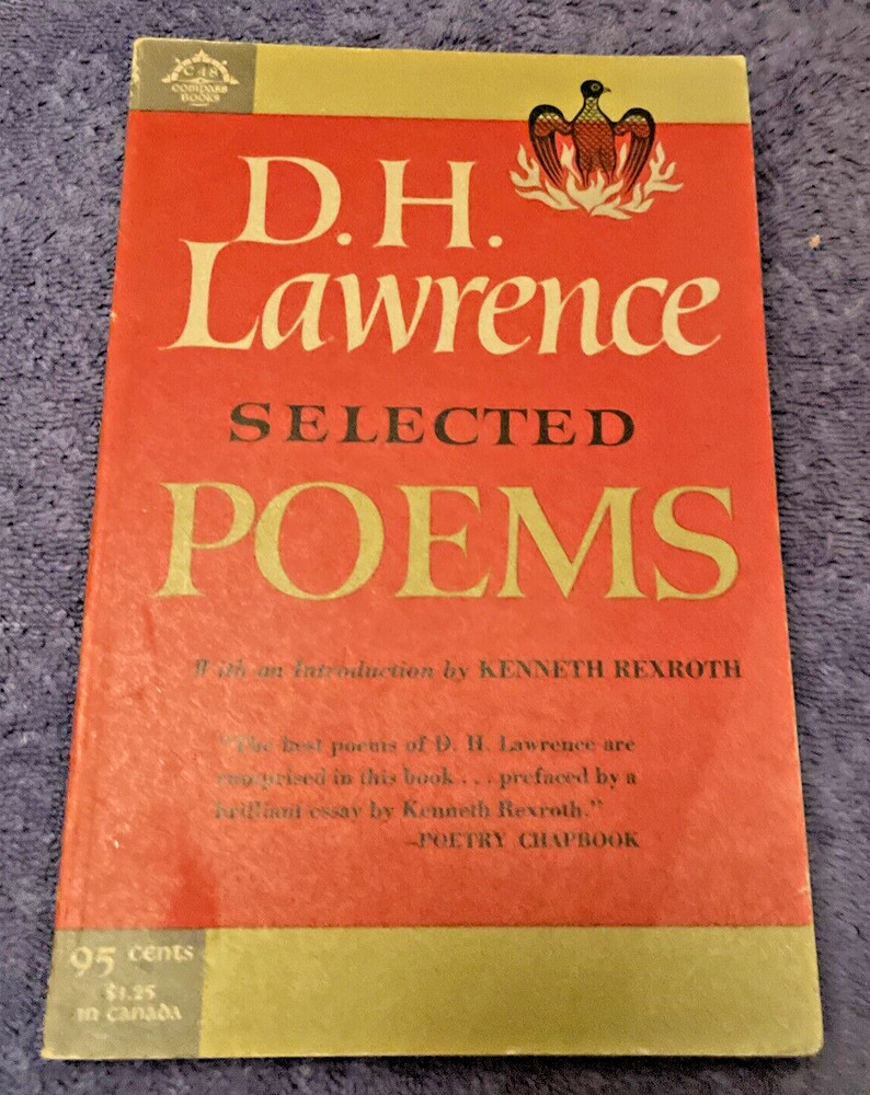 D H Lawrence: Selected Poems (A Viking Compass Book) – Paperback – VG 1959 $0.95