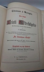 1893 Imitation of Christ Om Kristi Efterfolgelse KEMPIS ~RARE in Swedish/illust.