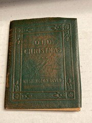 Washington Irving Old Christmas Little Leather Library Antique Mini Book Green