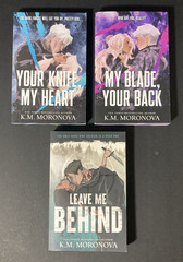 Lot Of 3 | K. M. Moronova Books | Sprayed Edges | Bloom Books