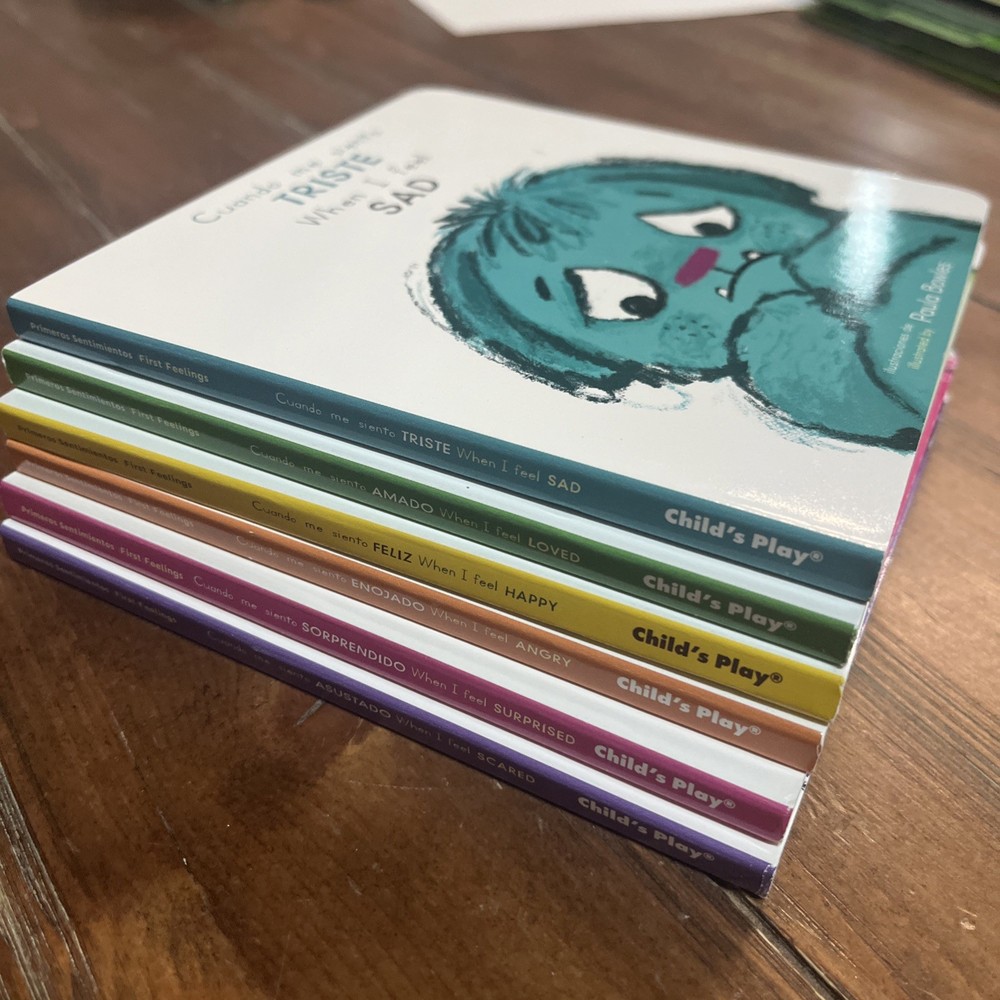 Lot 6 Cuando Me Siento/When I Feel Spanish First Feelings Bilingual Board Books