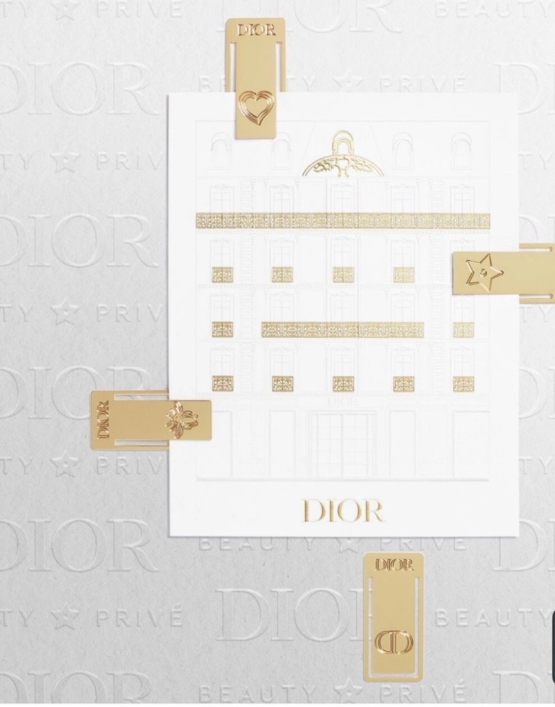 Dior Beauty Bookmarks Set Of 4 -2025 New – Sealed