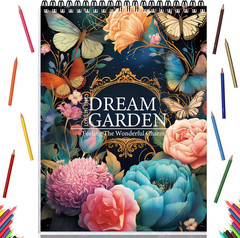 Adult Coloring Book for Women, Coloring Books for Adults Relaxation, Spiral Boun