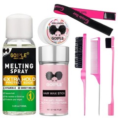 Lace Melting Spray – Glue-Less Hair Adhesive for Wigs & 3.4fl oz-7pcs
