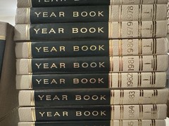 Vintage World Book Year Book Lot 1968-1969 & 1972-1987 Hardcover Set