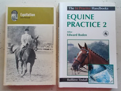 Lot 7 Vintage Horse Riding Books Techniques Vet Genetics Dressage 3-Day Jumping