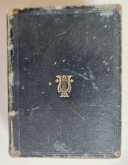 1840s MINIATURE BOOK GEMS of SACRED POETRY in ENGLISH antique