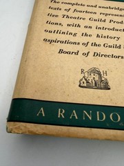 1936 Theatre Guild Anthology HC DJ Random House Shaw O’Neill Milne Porgy Plays
