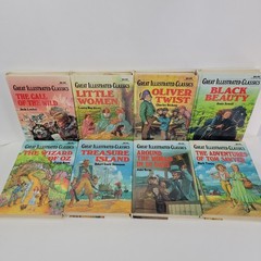 Great Illustrated Classics 8 Book Box Set Hardcover Baronet Books Vintage