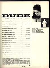 DUDE Men’s Magazine May 1963 Men’s Interest, Sophie Dawn, Gitta Pinelli, others