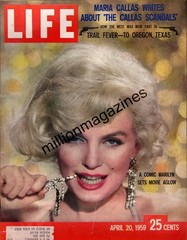 1959 Life April 20 Marilyn Monroe; Alaska the Promised Land; Paul Newman;