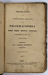 A London Physician: A Translation of the Corrected Edition of the Pharmacopoeia