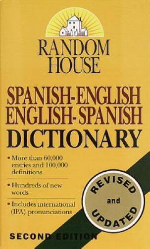 Random House Spanish-English English-Spanish Dictionary By Random House – GOOD