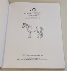 CHA COMPOSITE 2019 MANUAL Certified Horsemanship Association (LEVELS 1, 2, 3, 4)